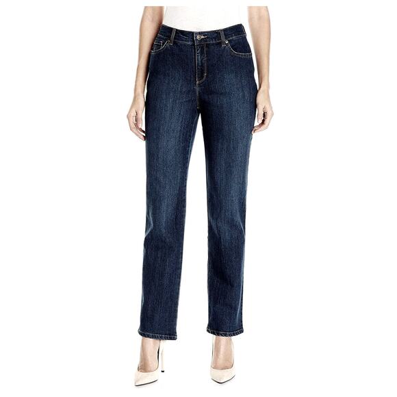 Gloria Vanderbilt Amanda Classic Tapered Jeans Preston Wash Missy 16 Average NEW - Picture 1 of 12
